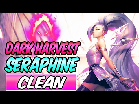 DARK HARVEST SERAPHINE MID K/DA ALL OUT FULL AP | New Build & Runes | League of Legends