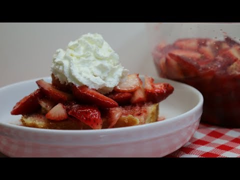 How to Make Strawberries for Shortcake ~ Strawberries Romanoff ~ Noreen's Kitchen Basics
