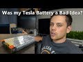 reconsidering my used tesla solar battery looking for an alternative