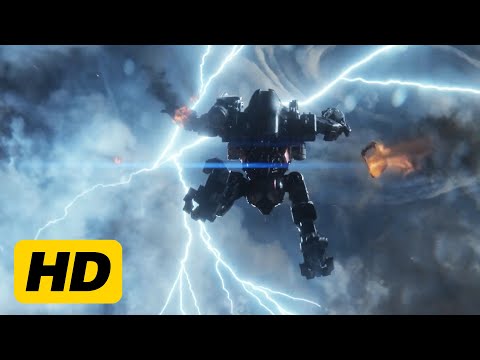 Jay Lo Free Fall in Robot Suit Scene Part 1/2 Atlas Netflis 2024 HD
