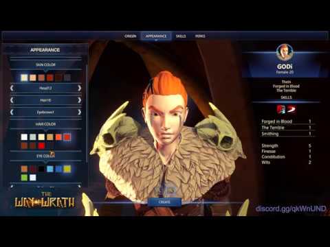 The Way of Wrath - Character Creation Demo 2