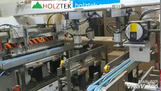 Máy khoan liên kết Holztek băng tải cực nhanh