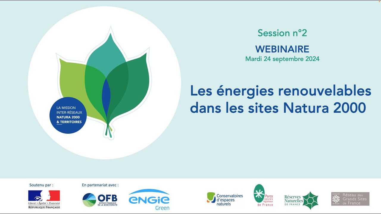 Les énergies renouvelables dans les sites Natura 2000