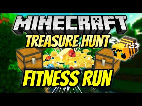 Brain Break For Kids | Minecraft "Treasure Hunt" Run