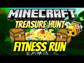 🐝 Minecraft Treasure Hunt 🐝 Fitness Run | Brain Break | GoNoodle Inspired