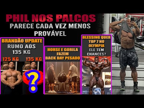 Phil mostra Abs controlados, mas... + Rafael Bransdão em OFF pesado + Horse e Gorila treinam juntos