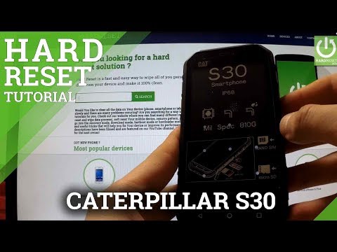Hard Reset CATERPILLAR S30  - Remove Pattern Lock by Recovery Mode