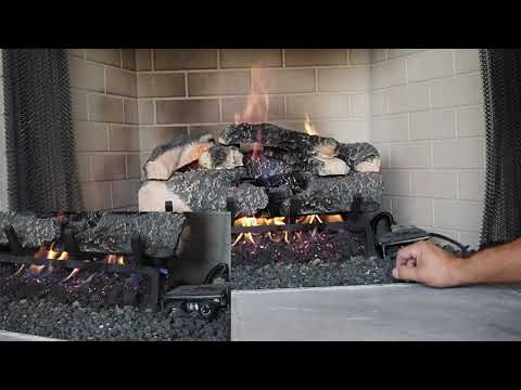 Lighting a Pilot Light on a Gas Log