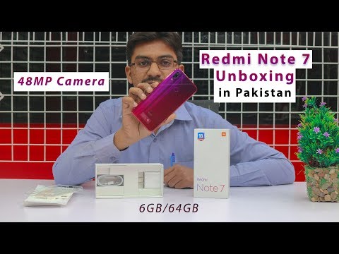 Redmi Note 7 Unboxing in Pakistan | 48MP Camera | Snapdragon 660 Video