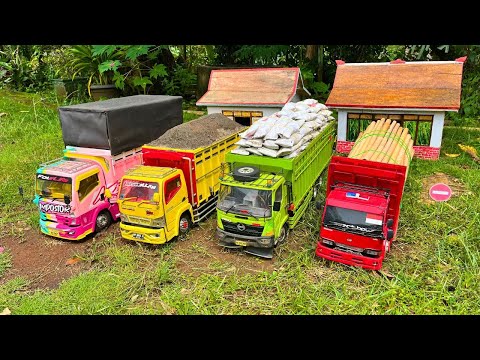 RC Truk Oleng, Truk Hino 500, Truk Isuzu Giga, Truk Canter, Konvoi Bersama Muat Berat