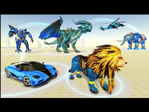 Transform Your Ultimate Lion Robot Games - Android Gameplay | Game For Cartoon | Kids Gameplay