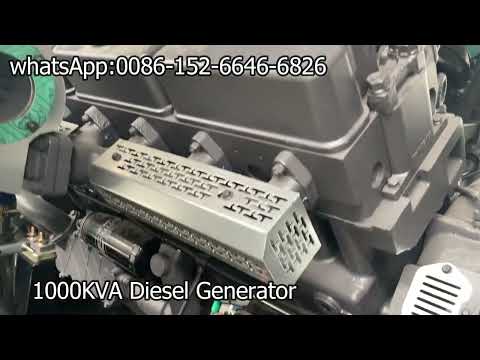 Cummins Large capacity 1000kva 1MW soundproof Silent Diesel Generator set  power price for sale