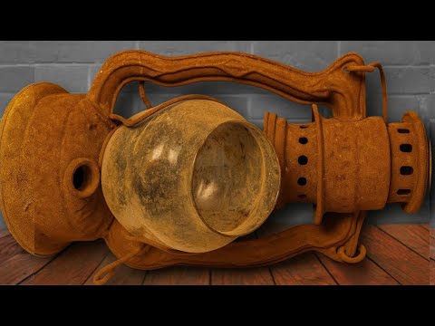 Transforming a Rusty Lantern into a Shiny Masterpiece | Vintage Lantern Restoration 