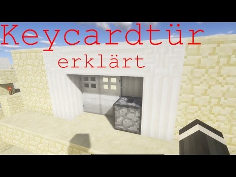 Keycard Door Tutorial - Door with key explained: Easy & quick to build