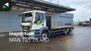 Camion plateau MAN TGS 26.480 6X2 795cm platform Manual Lift axle Cruisecontrol Eur à vendre - Image 4 | Autoline CD Camion plateau MAN TGS 26.480 6X2 795cm platform Manual Lift axle Cruisecontrol Eur | Image 4 - Autoline