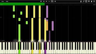 Manowar - Courage Synthesia Piano MIDI