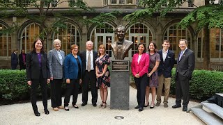 Justice John Paul Stevens Courtyard Dedication Ceremony and Honorary Chicago Avenue Street  Naming