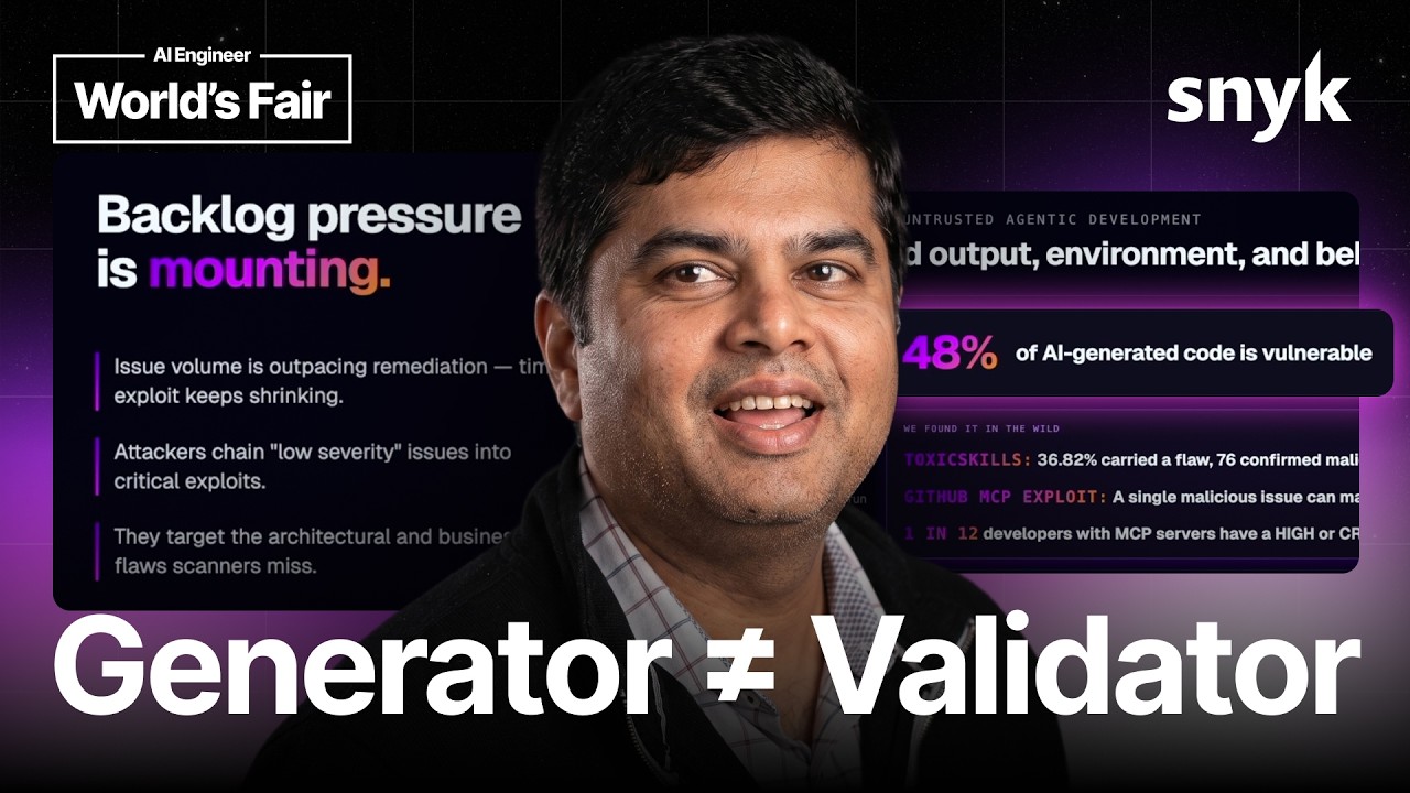 Snyk CTO: AI Security is Mission-Critical - AI Engineer