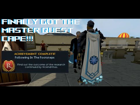 Master Quest Cape ACHIEVED !!!!!