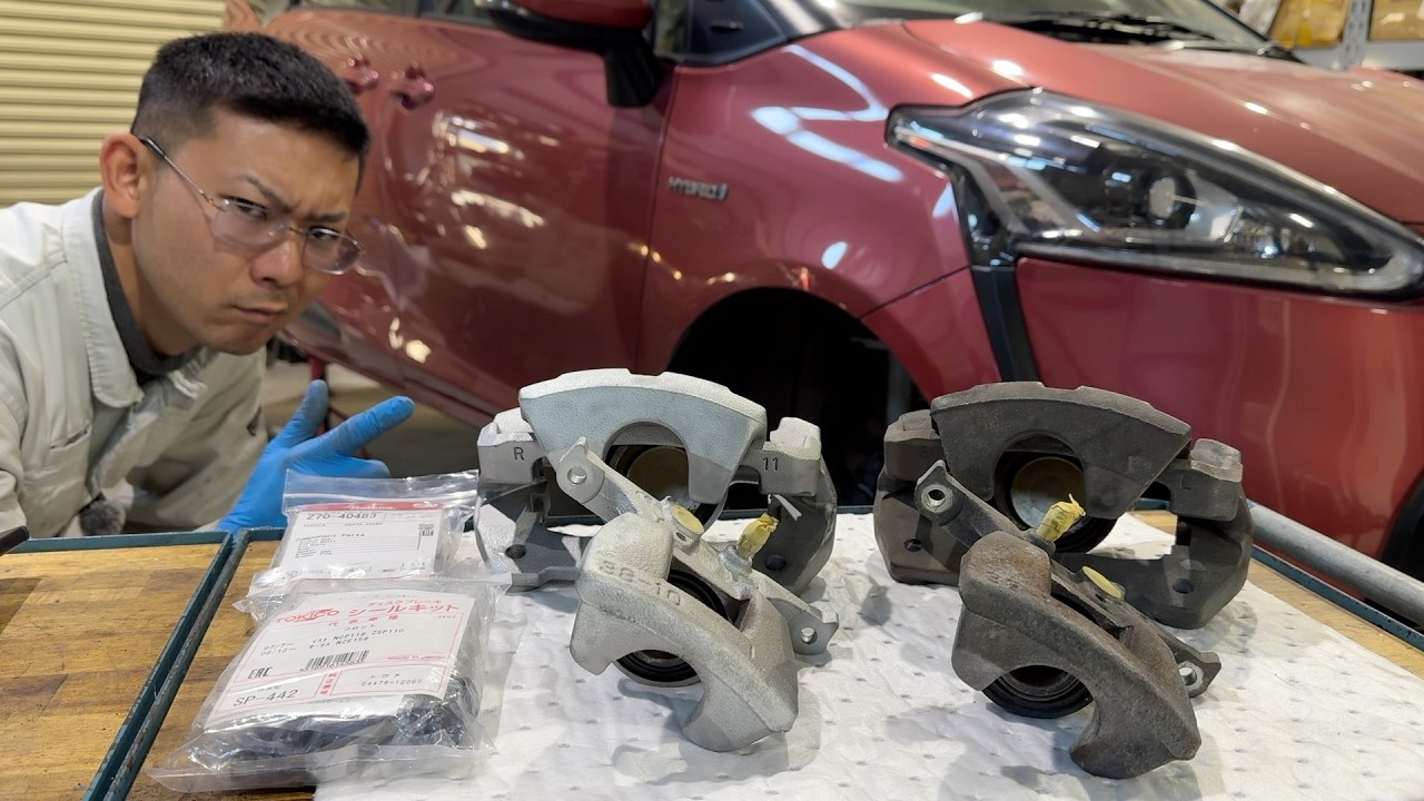 １７万キロ走ったブレーキをリフレッシュする方法