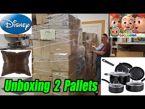 Unboxing 2 pallets in the same video! Home décor, Curious George, Coco Melon, Puzzles & more!