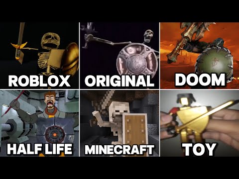 Skeleton Shield Meme All Variants 💀