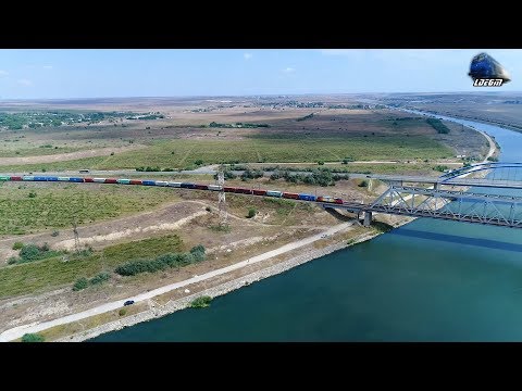 [Drone]LEMA 480 037-7&LE5100KW 40-1090-2&Trenuri de Marfă/Freight Trains in Poarta Albă 05 Sept 2019