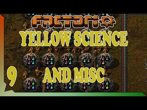 Factorio Beginner Ep 9: Yellow Science and Misc.