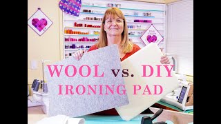 Wool Ironing Pad VS DIY Ironing Pad BONUS Turn a FoldingTable into a Height Adjustable Ironing Board