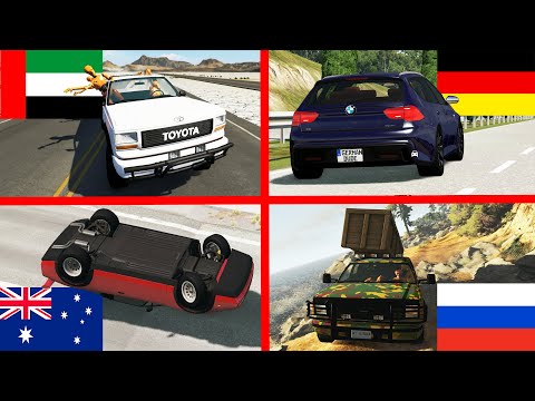 How in different countries driving in BeamNG.Drive
