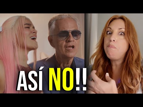 ANDREA BOCELLI Y KAROL G NO COMPLACEN A TODOS | Ceci Dover Vocal Coach Analiza