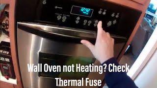 Wall Oven Not Heating