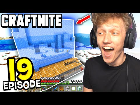 Craftnite: Episode 19 - I BUILT A MEGA ICE FARM... (my coolest farm yet)