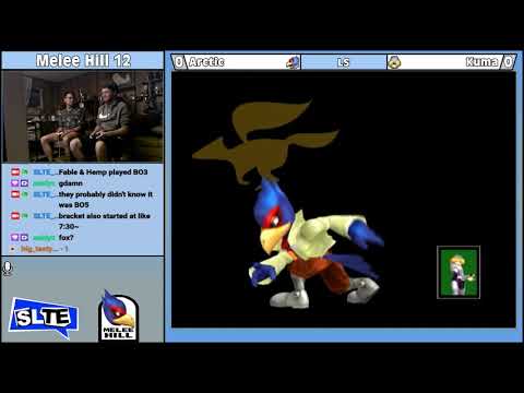 Melee Hill 12: Arctic (Falco) Vs. Kuma (Sheik, Marth) - LS