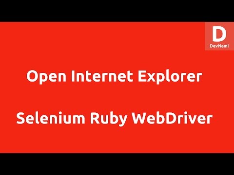 Selenium Ruby Open Firefox Browser