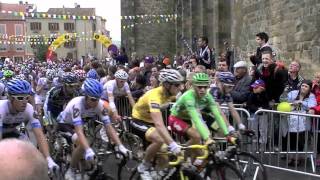 preview picture of video 'Départ de l'étape Issoire-St-Flour du Tour de France 2011'