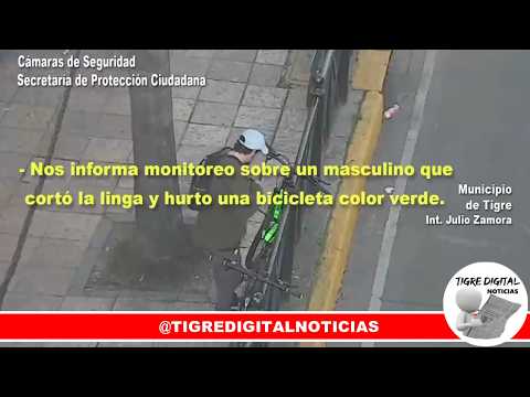 Un hombre fue detenido en Tigre centro tras sustraer una bicicleta en la zona comercial