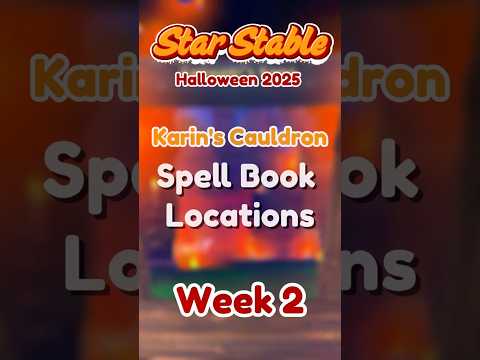 Karin’s Cauldron Spellbook Locations 🐴🎃Week 2✨ Star Stable Online Halloween 2025