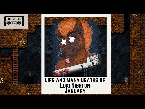 The Life and Many Deaths of Loki Nighton: January 2019 Spelunky Daily Challenge Death Compilation