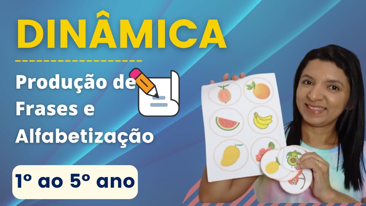 Dinâmica Salada de Frutas Alfabetização e Produção textual (1º ao 5º ano) Professor em Sala