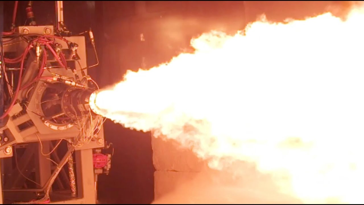 TREL rocket hotfire video image