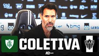 EDUARDO DOMÍNGUEZ AO VIVO! ENTREVISTA COLETIVA | AMÉRICA x GALO - SEMIFINAL do MINEIRO 🎙️