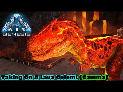 Taking On The Brute Lava Rex! Volcano Mission Ark Genesis Part 23