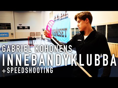 Gabriel Kohonen Innebandyklubba + speedshooting