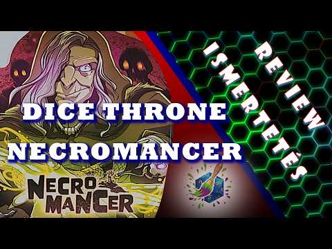 DIce Throne Necromancer bemutató - Painting and Game