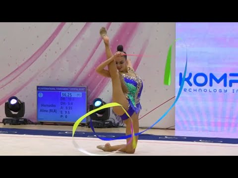 Tkachuk Arina Ribbon Crystal Rose Minsk 2022