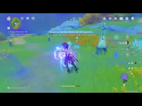 Genshin Impact Caça ao Tesouro Montanha Aozang