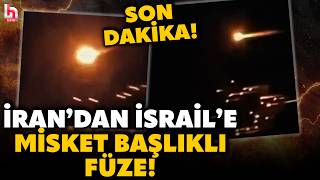 SON DAKİKA! DEHŞET ANLARI! İran'dan İsrail'e misket bombalı ve çoklu harp başlıklı balistik füzeler!