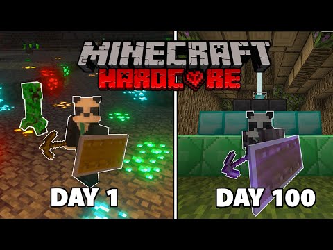 I Survived 100 Days In a Cave In Hardcore Minecraft... Here's What Happened