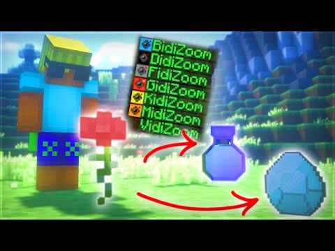 Minecraft UHC but FLOWERS give OP stuff